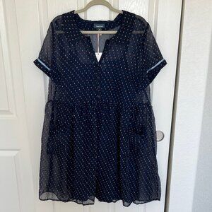 Modcloth Colorful Clip Dot Dress